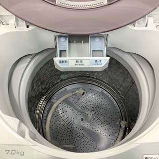 安心の1年保証付！！ SHARP 7.0kg縦型洗濯乾燥機 ES-GV-