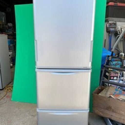 シャープ　SHARP　 SJ-WA35Y-S ノンフロン冷凍冷蔵庫 3ドア どっちもドア　350L 2014年製