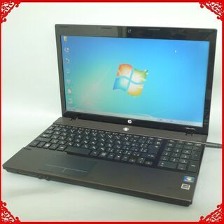 即使用可能 ノートパソコン 中古動作良品 15.6型 HP 4525s AMD 4GB  