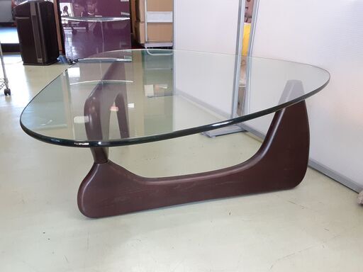 デザイナーズリビングテーブル イサムノグチ ノグチテーブル 強化ガラス　/DJ-0370-1F