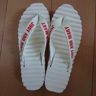 新品　JUDY AND MARY　浮き輪　ビーチサンダル　透明ビニールバッグ