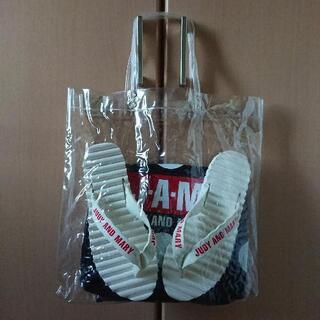 新品　JUDY AND MARY　浮き輪　ビーチサンダル　透明ビニールバッグ