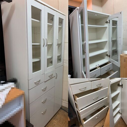 正規品 たくさん収納棚 食器棚 Z186 食器棚、キッチン収納
