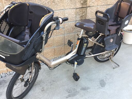 【取引完了】【BRIDGESTONE／ブリヂストン】電動自転車★電動アシスト自転車★ A20L83★20インチ★2013年モデル★3人乗り★中古★使用期間：8年(10年未満)★アンジェリーノプティットe