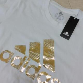  ☆adidas ゴールドロゴT シャツ☆