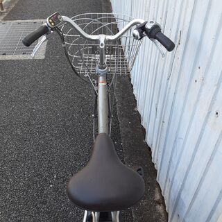 7月-13　電動アシスト自転車　ヤマハ　PASリチウムS　充電器　バッテリー　鍵1本　電動自転車