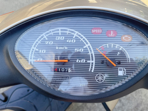 ヤマハ ジョグ SA36j 50cc 原付 4000kmゴールド 美品 JOG ZR
