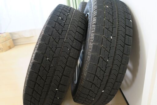 ☆エクシーダ E03 ダークシルバー BLIZZAK VRX 155/65R14 中古☆