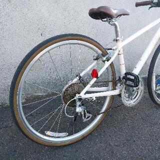 整備点検済！防犯登録料込み。中古GIANT FREEDA LiV XXSサイズホワイト！｣