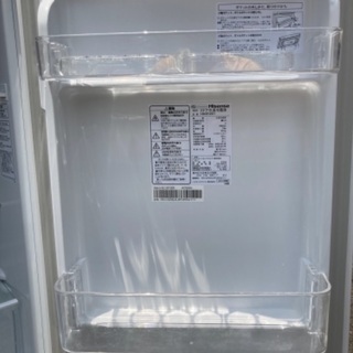 【RKGRE-683】特価！ハイセンス/Hisense/120L 2ドア冷凍冷蔵庫/HR-B1201/中古品/2019年製/当社より近隣無料配達！