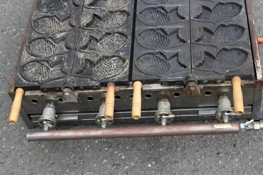 業務用 LPガス たい焼き機 12匹 出店 お祭り 縁日 イベント ①