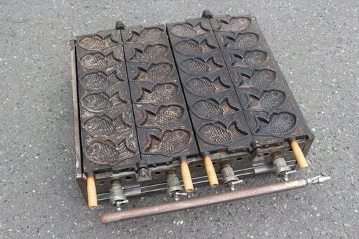 業務用 LPガス たい焼き機 １２匹 出店 お祭り 縁日 イベント ①