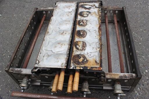 業務用 LPガス たい焼き機 12匹 出店 お祭り 縁日 イベント ①