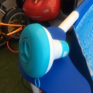 中古 インテックス レクタングラフレーム プール 220x150x60 U-28270