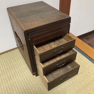 【昭和レトロ】【アンティーク】折り畳み文机 − 栃木県