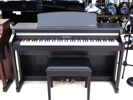 北海道/千歳市 KAWAI/カワイ 電子ピアノ CA65R 2014年製 木製88鍵盤 椅子付属 近郊配送/店頭でのお受渡し大歓迎