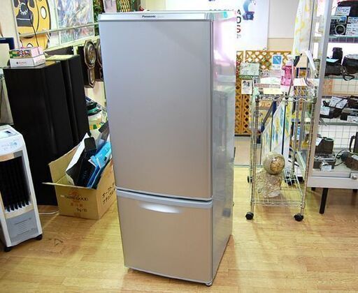 冷蔵庫 168L 2013年製 2ドア パナソニック NR-B175W-S シルバー 100L