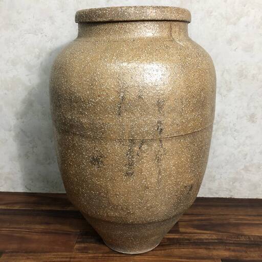 ⭕⭕⭕fa10/19 コレクター放出 時代 信楽 壷 高さ63.8×幅38cm 花瓶 花器 大壷 丹波/備前 蔵出し品 花入 骨董 かめ 瓶⭕⭕⭕