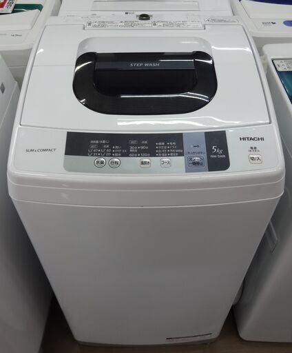 日立　洗濯機 NW-5WR 5.0kg　中古品  2016年製