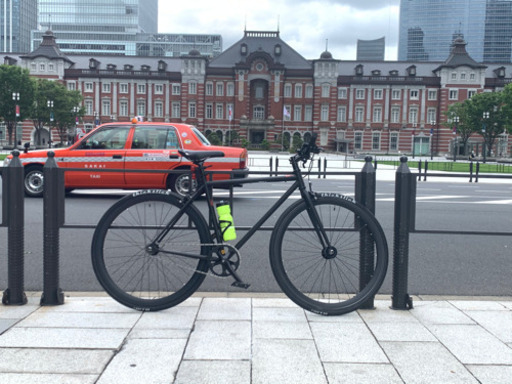 【美品】FUJI DECLARATION フジ デクラレーション XS49 ブラック ピストバイク シングルスピード【対面受渡】