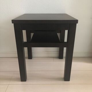  【無料】木製サイドテーブルベンチ