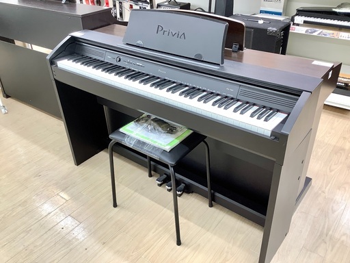 6ヶ月保証付!CASIO(カシオ)の電子ピアノ「PX-760BK」をご紹介