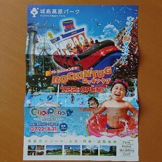 入園券☆城島高原パーク☆50枚☆250名分☆入場券