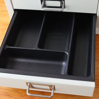 BISLEY A4キャビネット 引き出し5段 白 別売りトレイ付き 【公式通販】