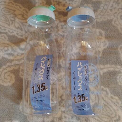 ⚓これからの季節に⚓未使用　耐熱ガラス　パイレックス　クールサーバー　岩城硝子　IWAKI　2個セット