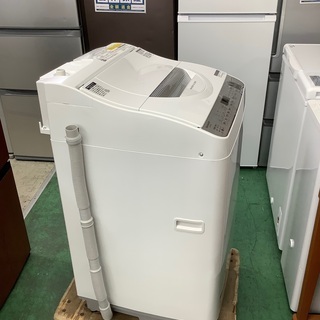 生活家電 安心の1年保証付！！ SHARP 5.5kg縦型洗濯乾燥機