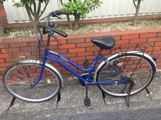 (chariyoshy 出品)26インチブルー自転車　6段ギア