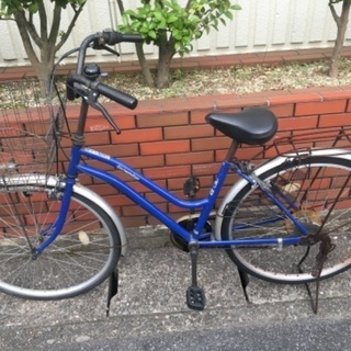 (chariyoshy 出品)26インチブルー自転車　6段ギア