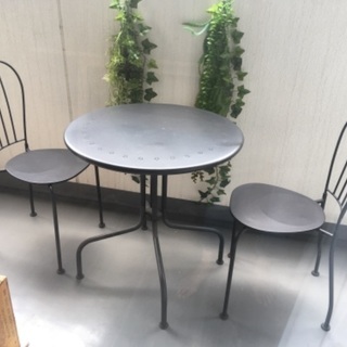 IKEA ガーデンテーブルとチェア2脚セット