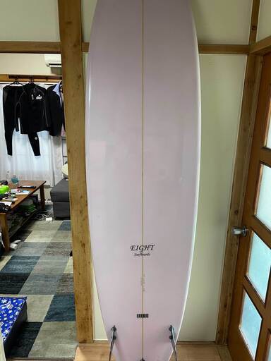 EIGHT SURFBOARD 浮力系 ファンボード 7'4 フィン無料付き 引き取り