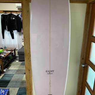 EIGHT SURFBOARD 浮力系 ファンボード 7\'4 フィン無料付き 引き取り限定