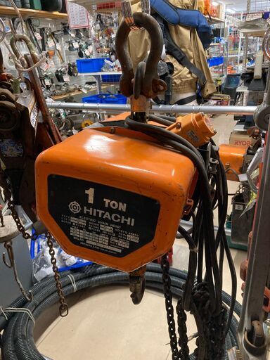 【中古】【動作未チェック】HITACHI ヒタチ　1t用ホイスト　1SH　22000円（税込）