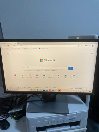 今夜限定！美品！2019年製造　Dellモニター　23.8インチ　②