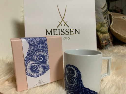 Meissen マグカップ　フクロウ　新品