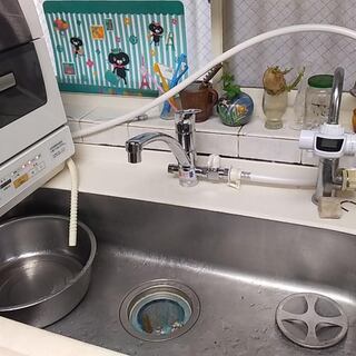 キッチン水栓、浄水器付き水栓、ビルトイン浄水器、洗面台水栓、お風呂の水栓、シャワー他水栓関係交換承ります。 − 広島県