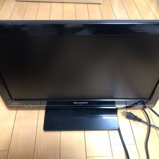 SHARPの19型液晶テレビ（2012年製）お譲りします