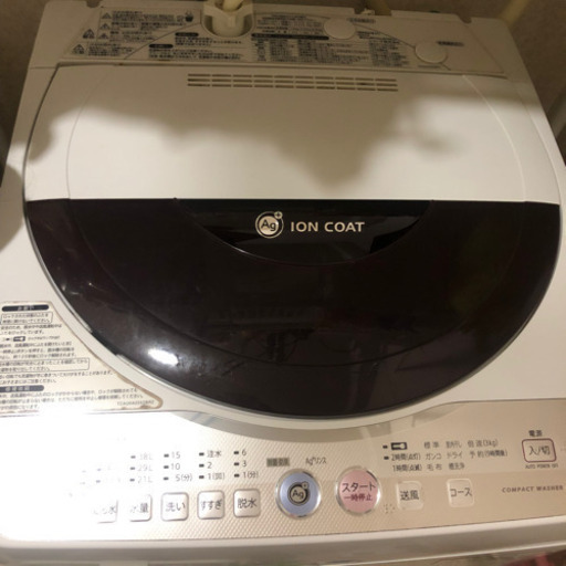 SHARP ESｰGE60K 洗濯機