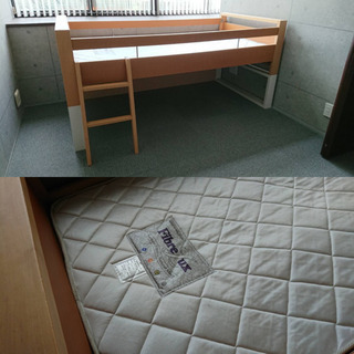 アクタス☆2段ベッドとマットレスセット