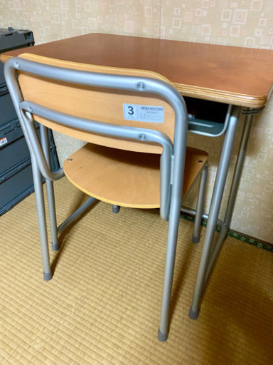 学習机セット( 旧JIS 3号) 学校机 + 学習椅子
