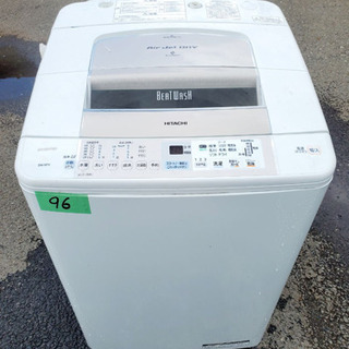①‼️9.0kg‼️96番 HITACHI✨日立全自動電気洗濯機✨BW-9PV‼️