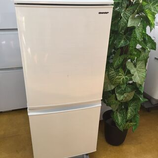 SHARP 冷蔵庫 SJ-D14E-W 2019年製 札幌限定 SHARP シャープ