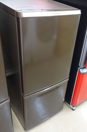 パナソニック 冷蔵庫 NR-B147W-T 中古品 138L 2014年※正面等にキズあり