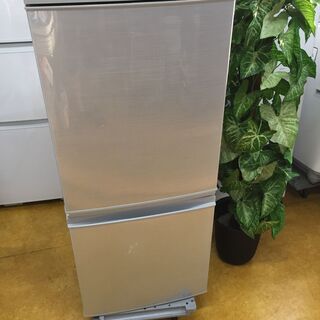 シャープ（SHARP） SJ-D14C-S 2ドア冷凍冷蔵庫137L 2017年製