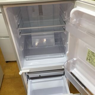 SHARP 2ドア冷蔵庫 冷凍冷蔵庫 シャープ SJ-D14C-S 2ドア 2017年製 