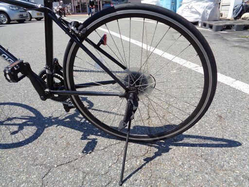 21TECHNOLOGY 700x28c 2x7速 クロスバイク 黒 (64)