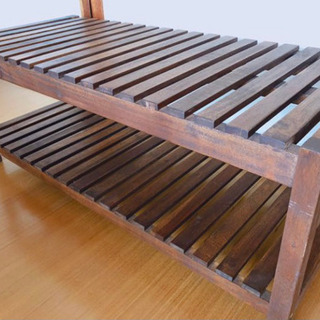 木製ベンチ  /ウッド/ガーデン/椅子
